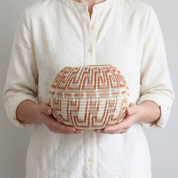 Guapi Decorative Basket - Handmade Woven Art