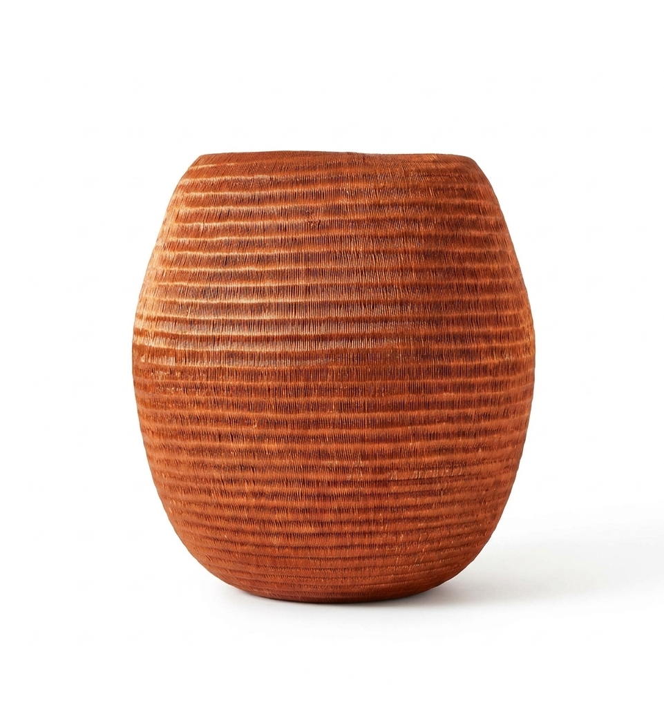 Tapered Woven Decorative Basket