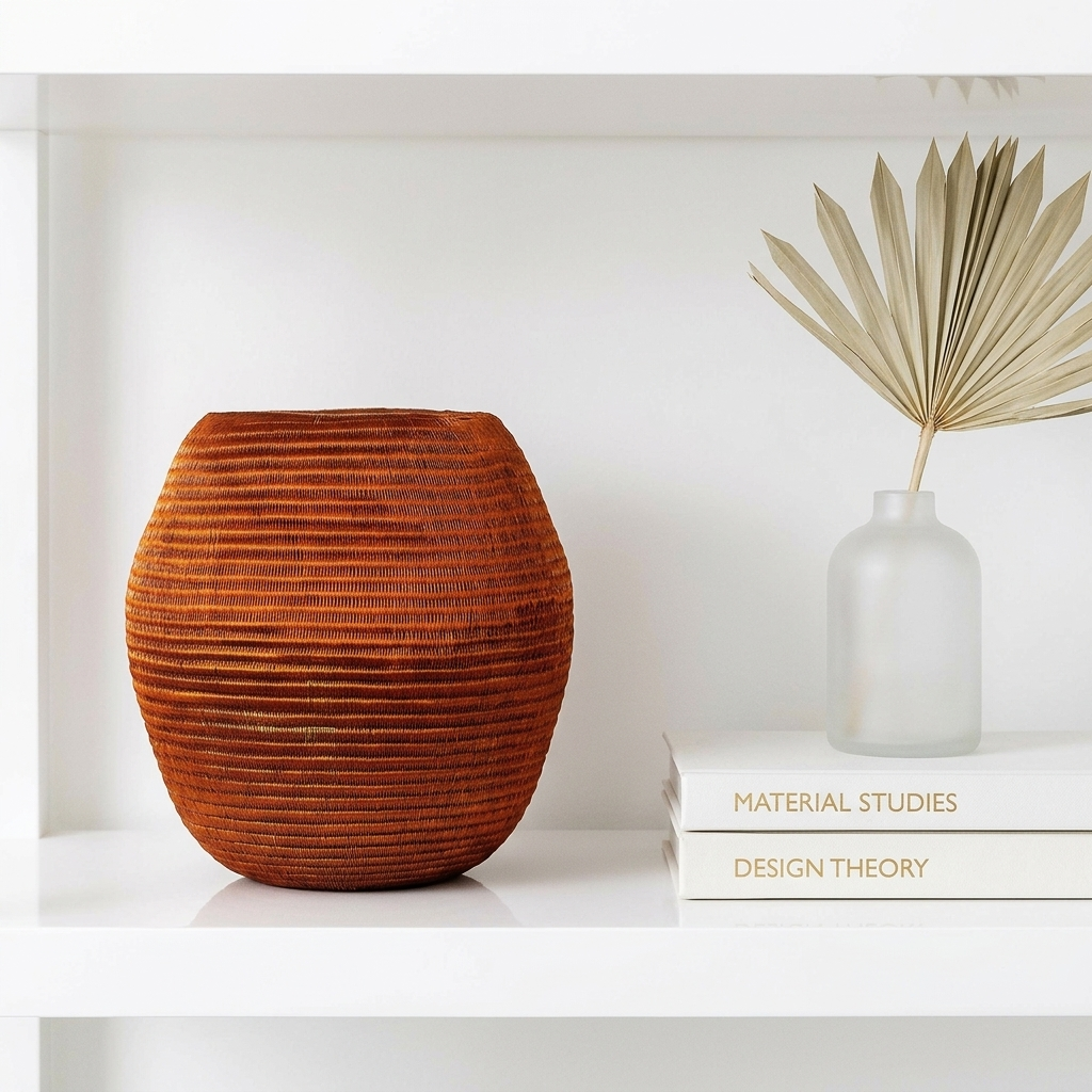 Tapered Woven Decorative Basket