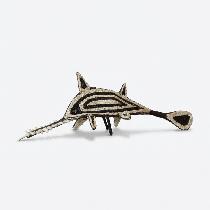 Blacksaw Woven Sawfish - Handmade Embera Art
