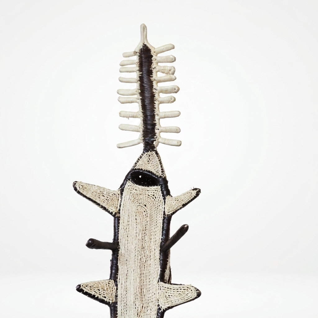 Blacksaw Woven Sawfish - Handmade Embera Art