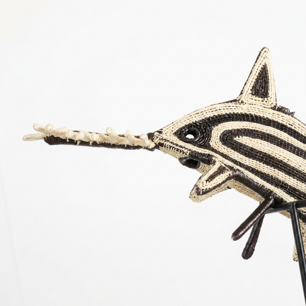 Blacksaw Woven Sawfish - Handmade Embera Art