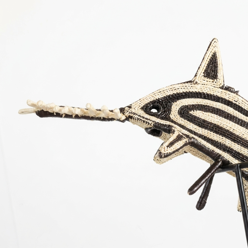 Blacksaw Woven Sawfish - Handmade Embera Art