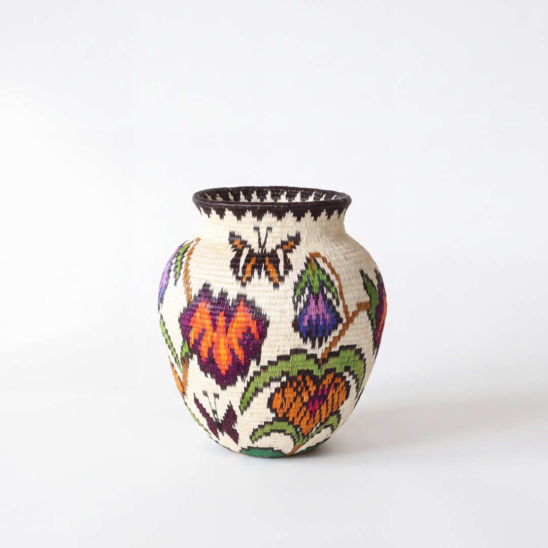 Butterfly Garden - Panama Wounaan Basket