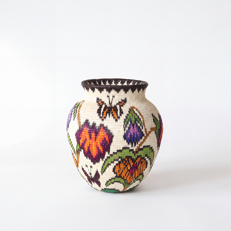 Butterfly Garden - Panama Wounaan Basket