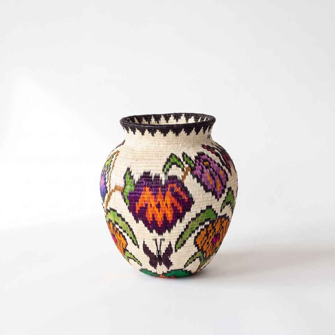 Butterfly Garden - Panama Wounaan Basket