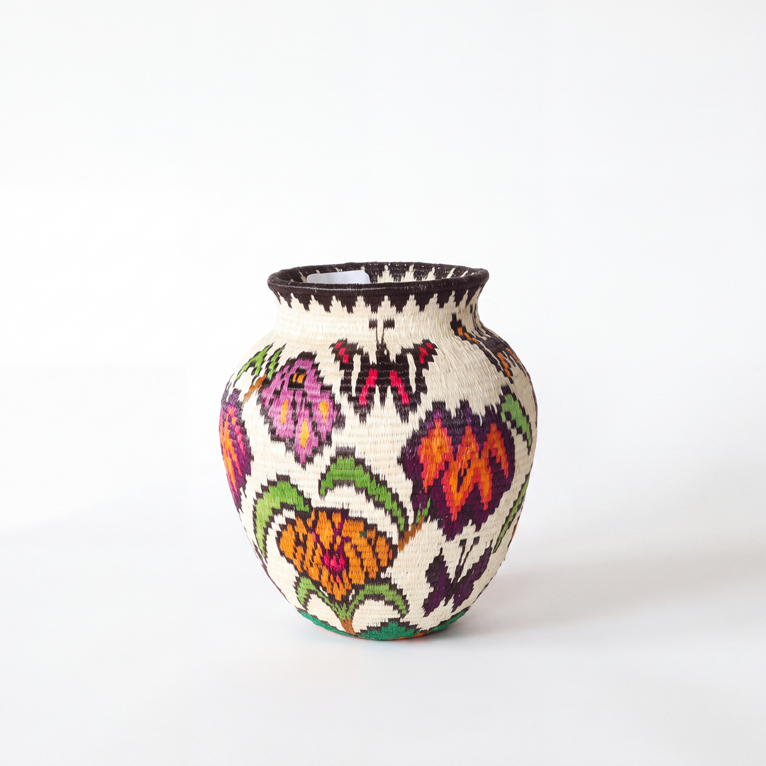 Butterfly Garden - Panama Wounaan Basket