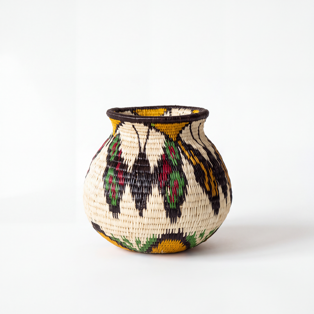 Butterfly Bowl - Panama Wounaan Basket