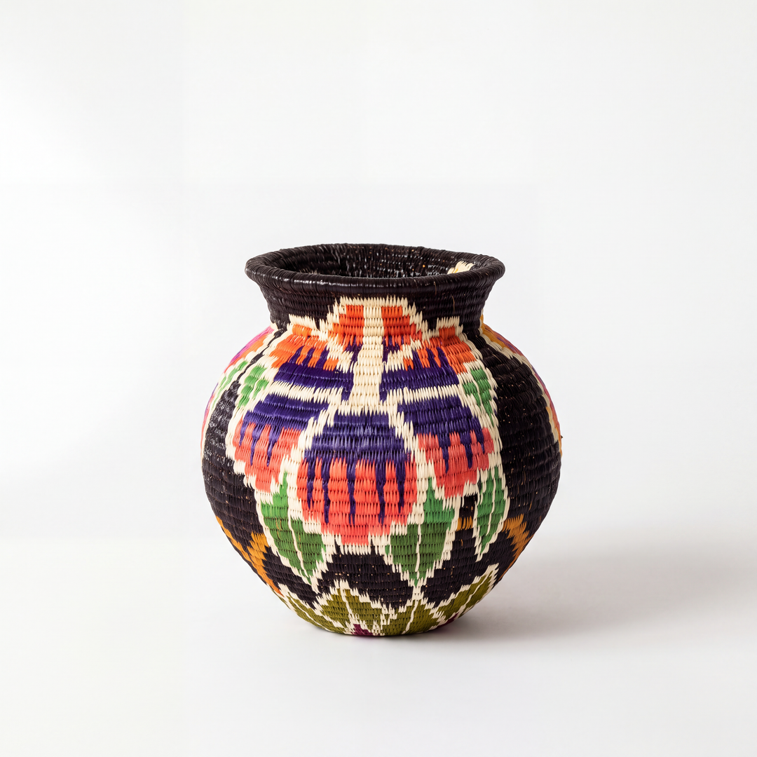 Floral Ring - Panama Wounaan Basket