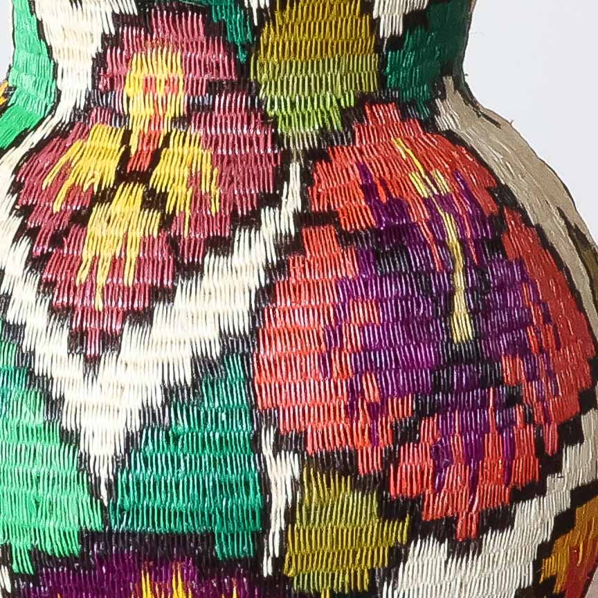 Full Bloom - Panama Wounaan Basket detail