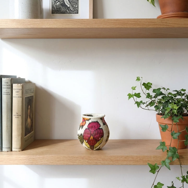 Floral Crown - Panama Wounaan Basket
