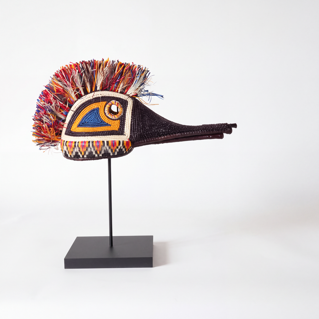 Rainbow Hummingbird - Emberá Woven Mask