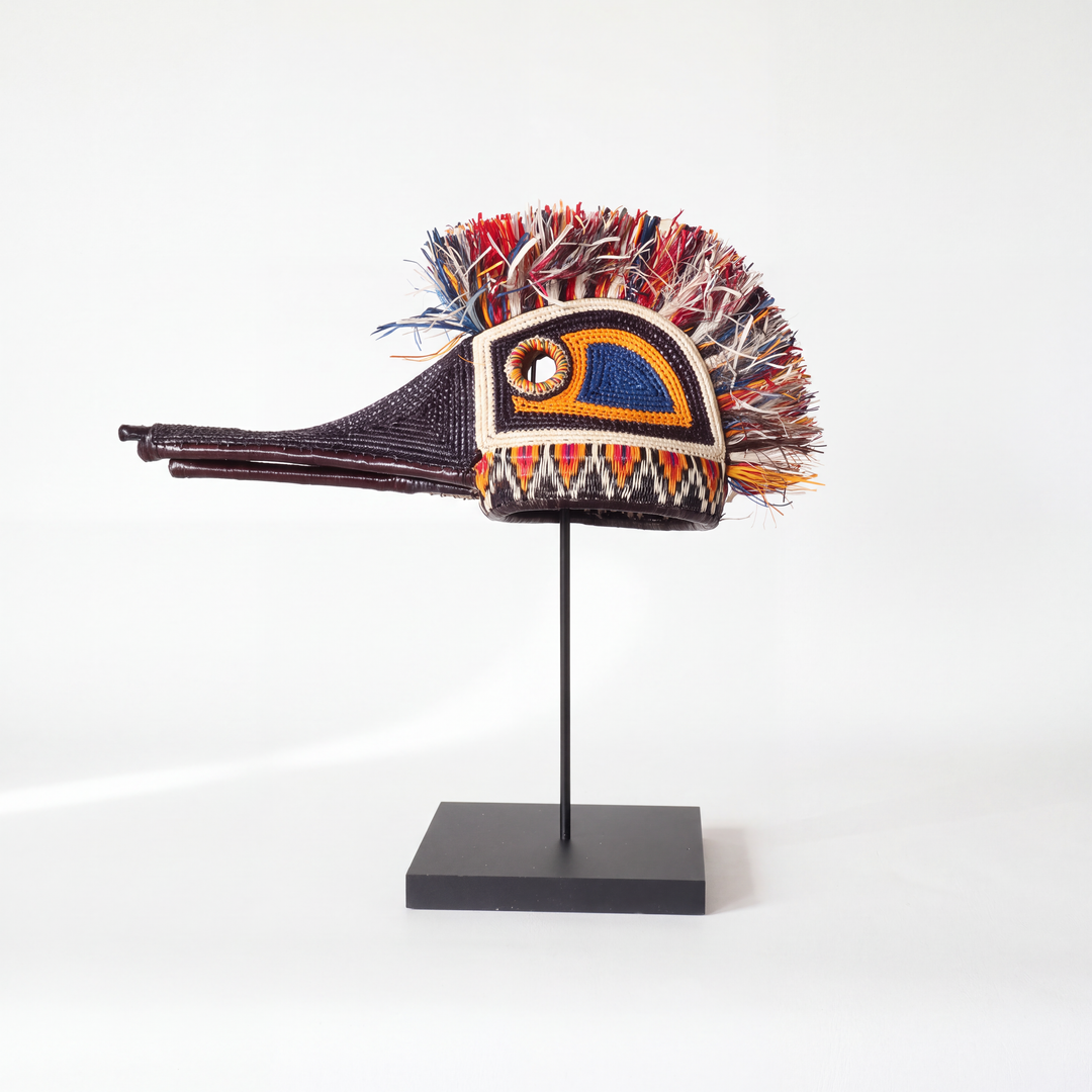 Rainbow Hummingbird - Emberá Woven Mask