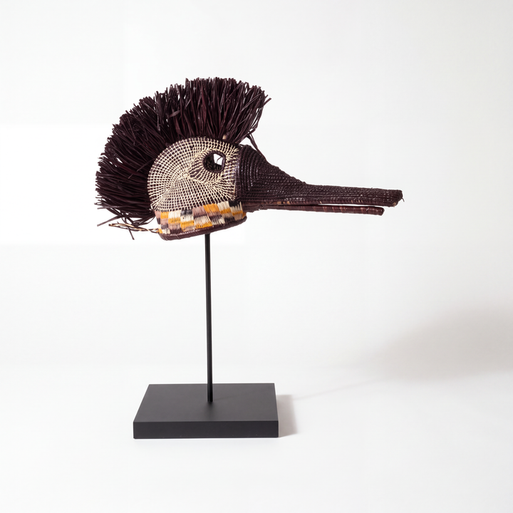 Cocoa Hummingbird - Emberá Woven Mask