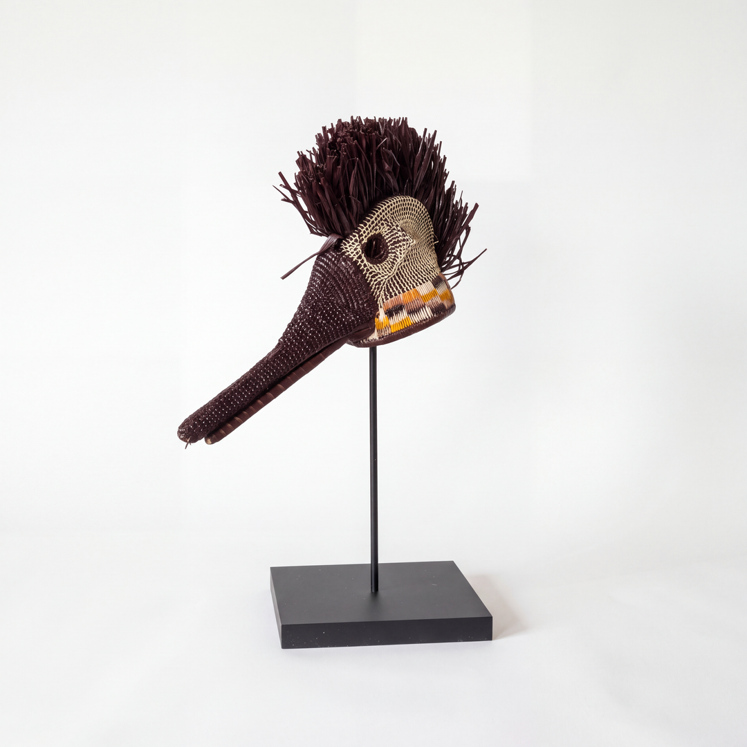 Cocoa Hummingbird - Emberá Woven Mask