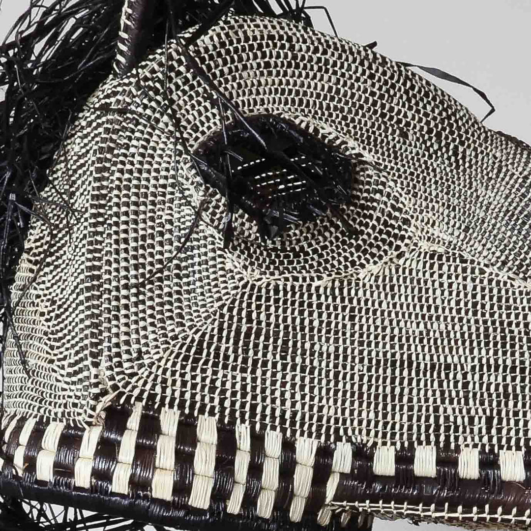 Dapple Horse - Emberá Woven Mask detail