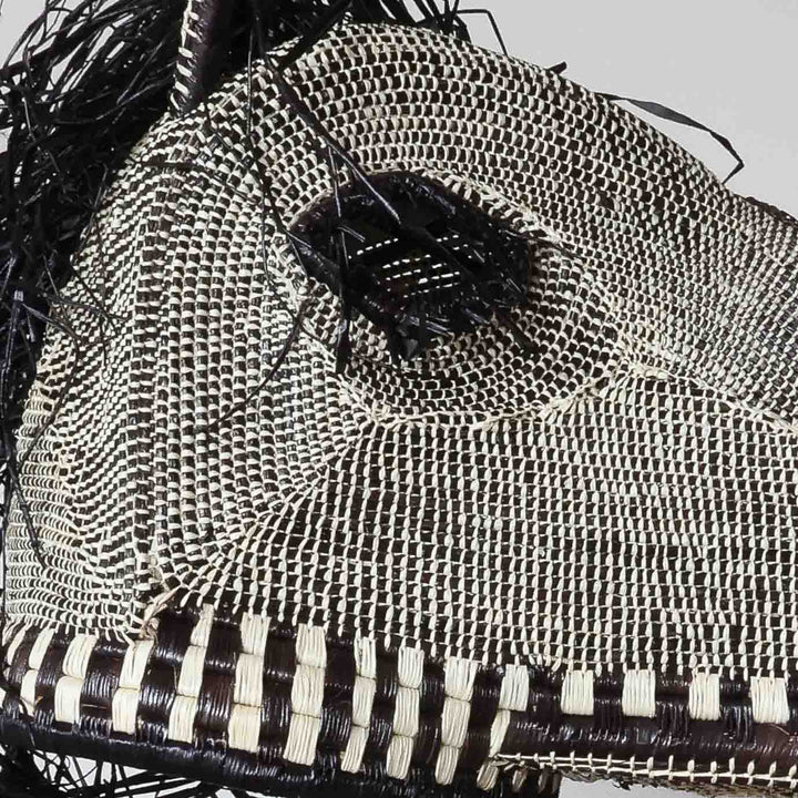 Dapple Horse - Emberá Woven Mask detail