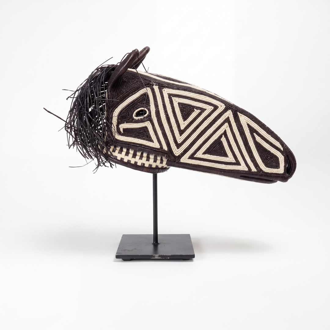 Geometric Horse - Emberá Woven Mask