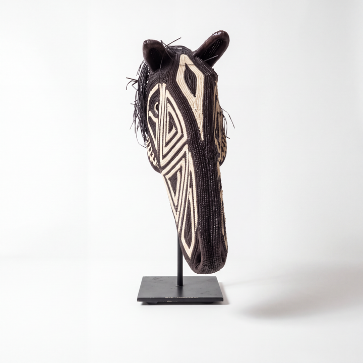 Geometric Horse - Emberá Woven Mask