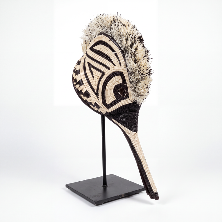 Noir Hummingbird - Emberá Woven Mask