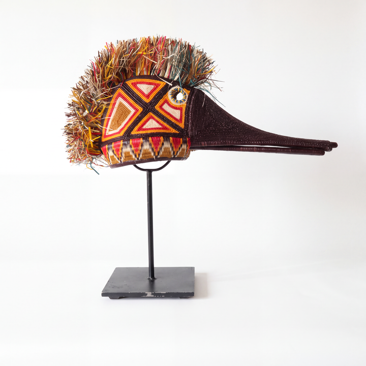 Amber Hummingbird - Emberá Woven Mask