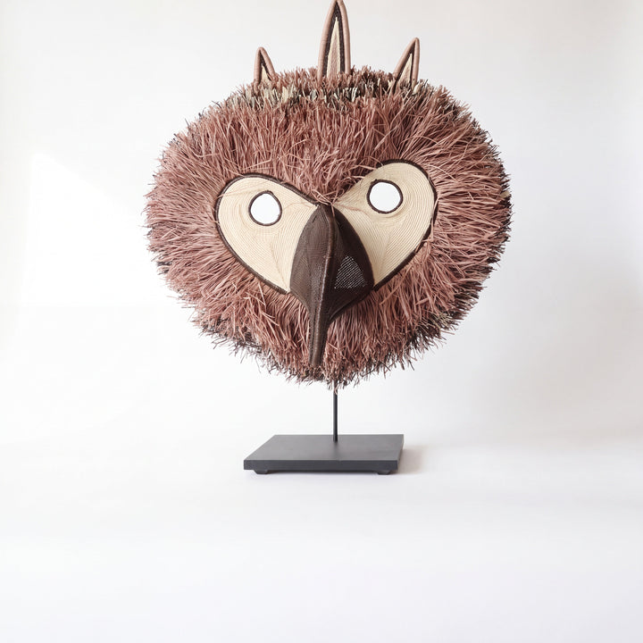 Rose Harpy Eagle - Emberá Woven Mask