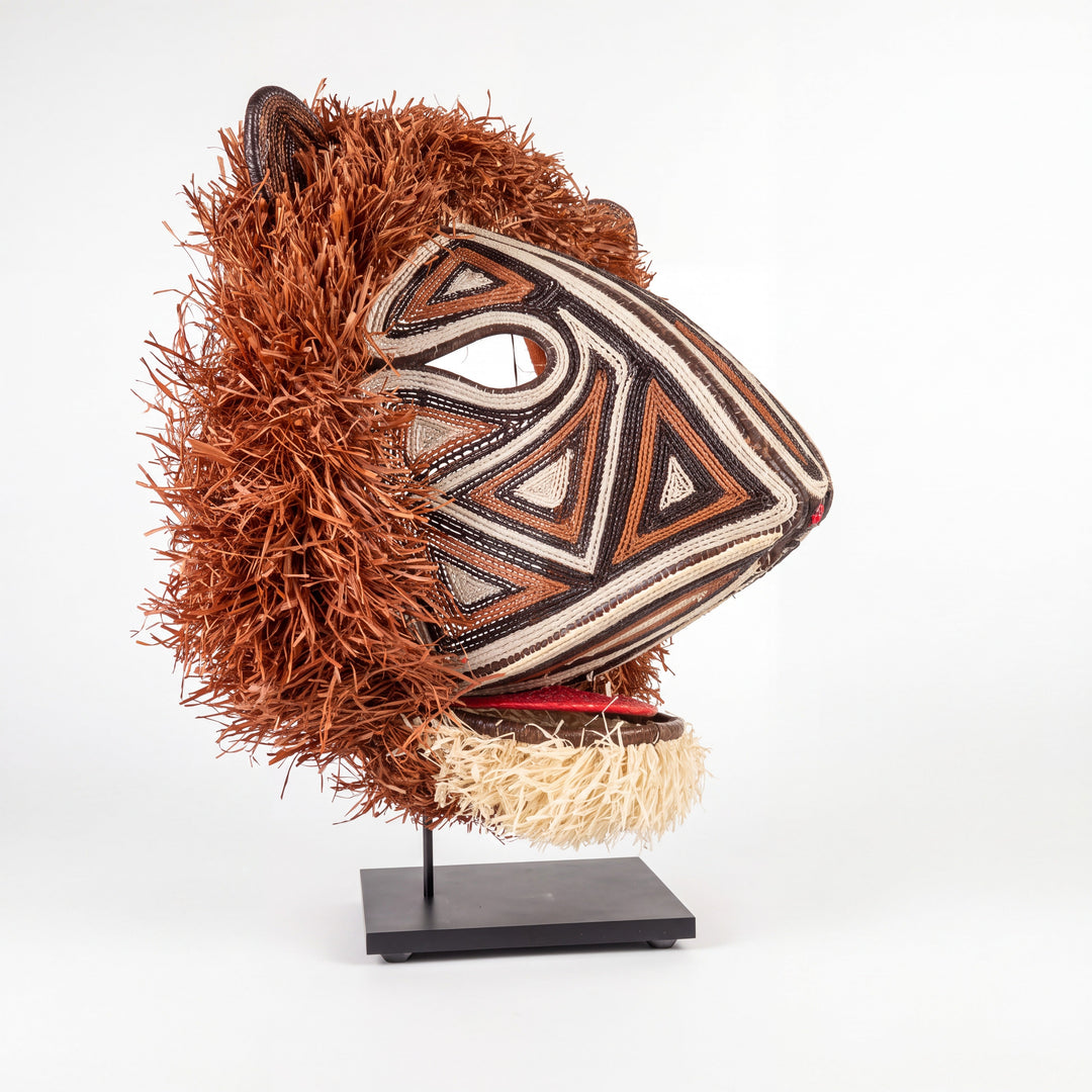Copper Lion - Emberá Woven Mask