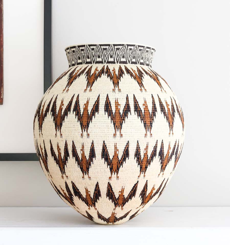 Bats By Eblina – critters motif – woven basket – baskets – handwoven in Panama