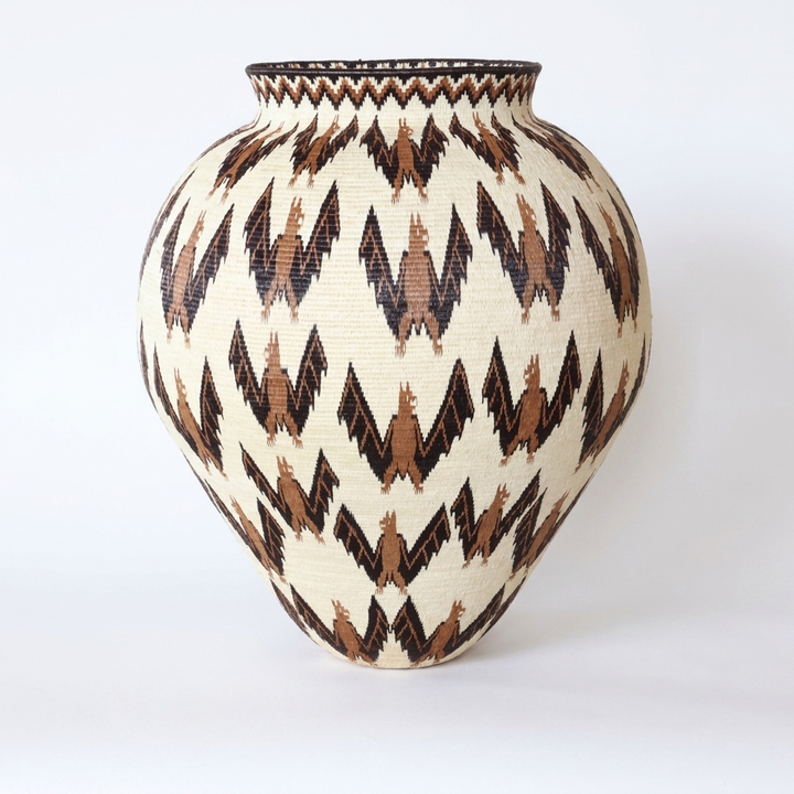 Bats hosig di basket, front view