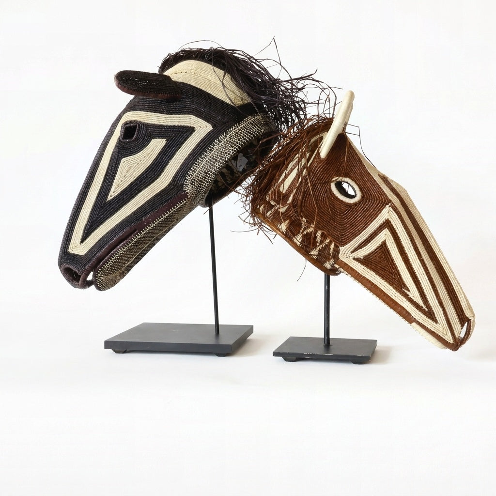 Mask Display Stand with Bendable Arms