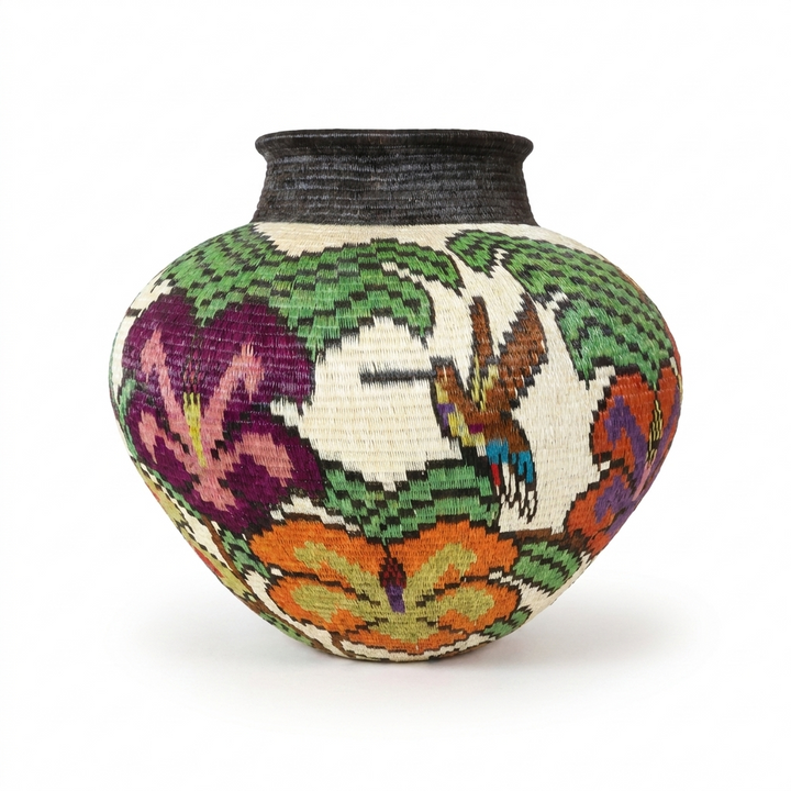 Floral hosig di basket, second view