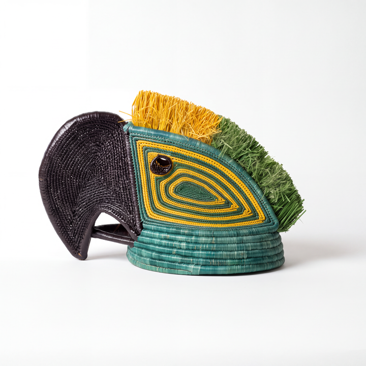 Jungle Parrot - Emberá Woven Figure