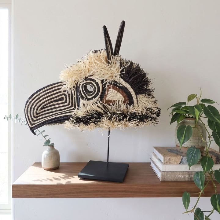 Crested Harpy Eagle - Emberá Woven Mask