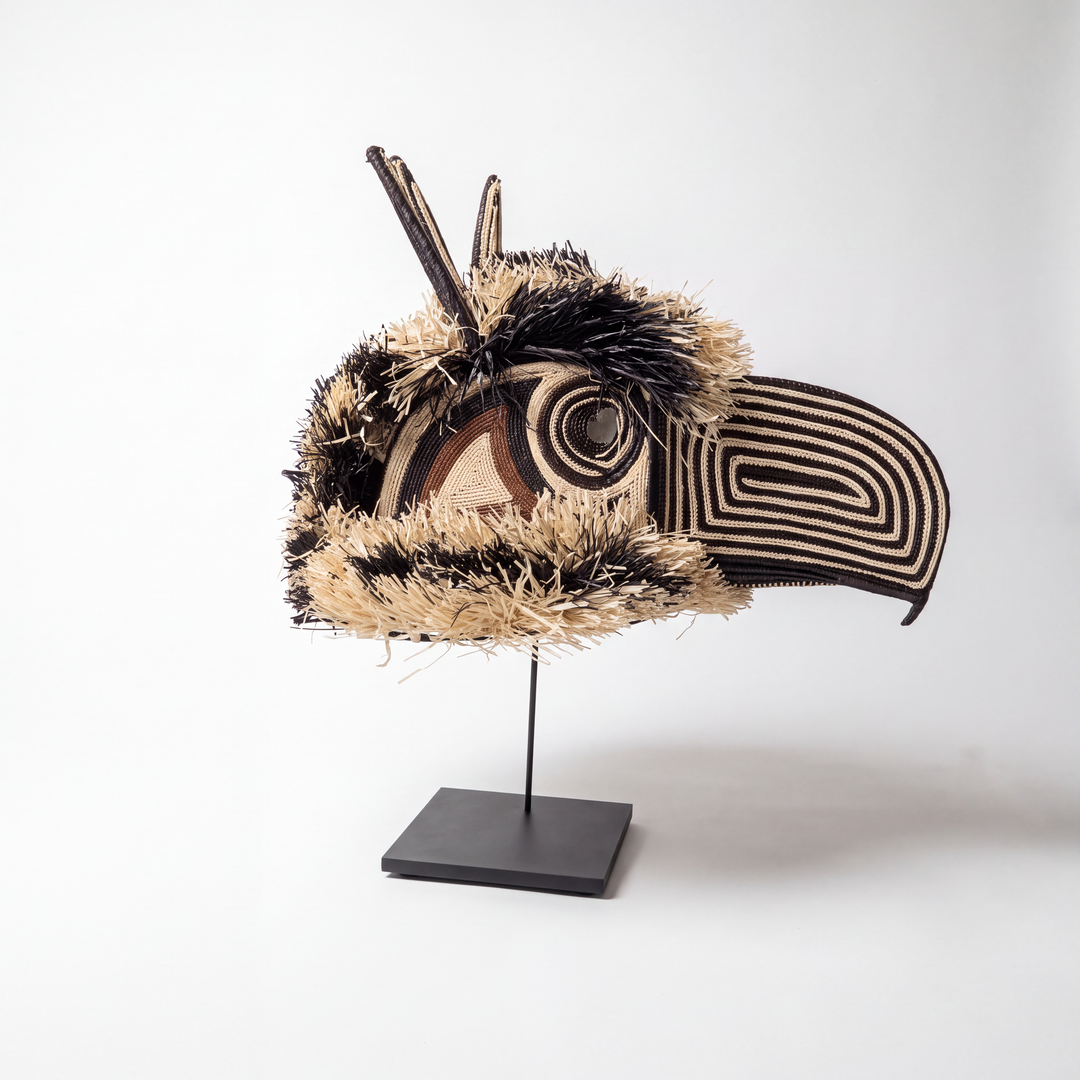 Crested Harpy Eagle - Emberá Woven Mask