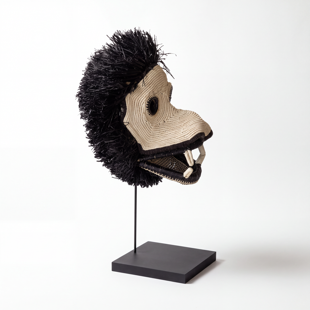 Black Howler - Emberá Woven Figure