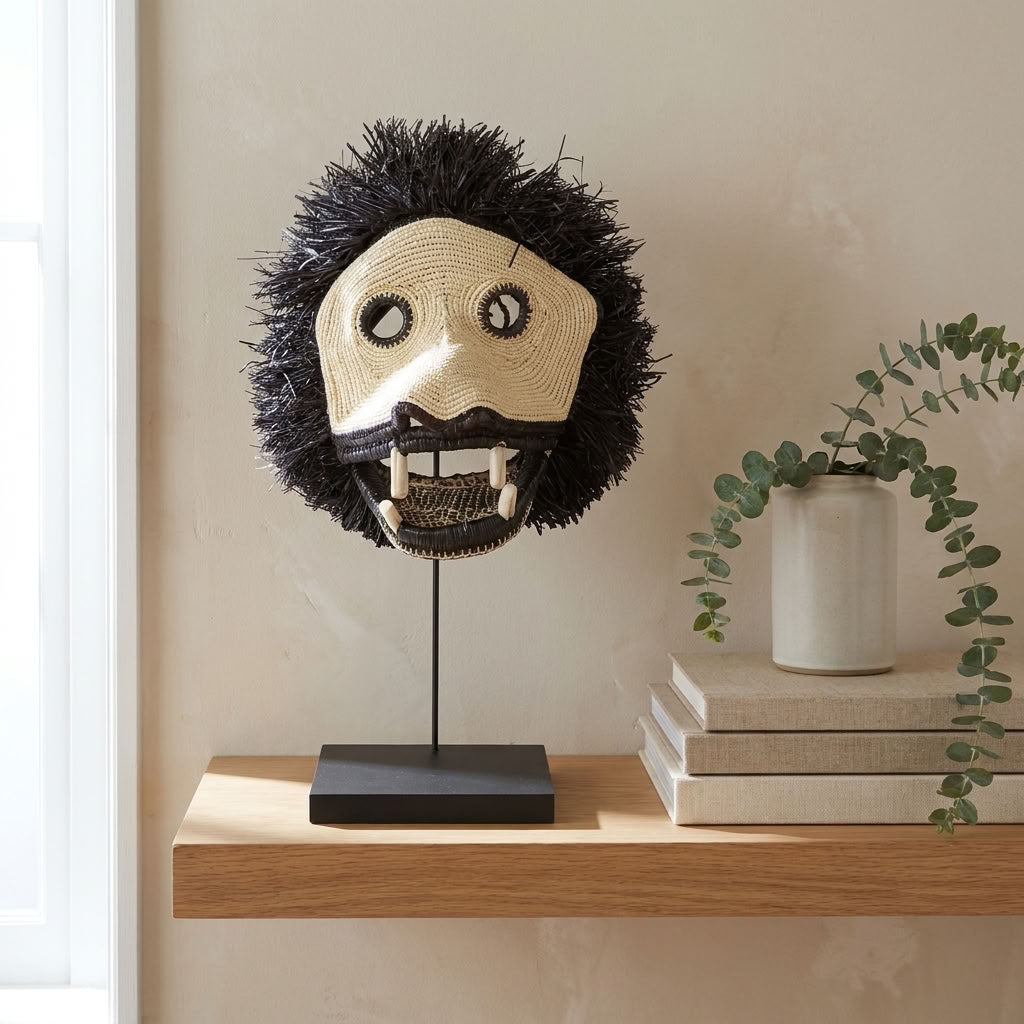 Black Howler - Emberá Woven Figure