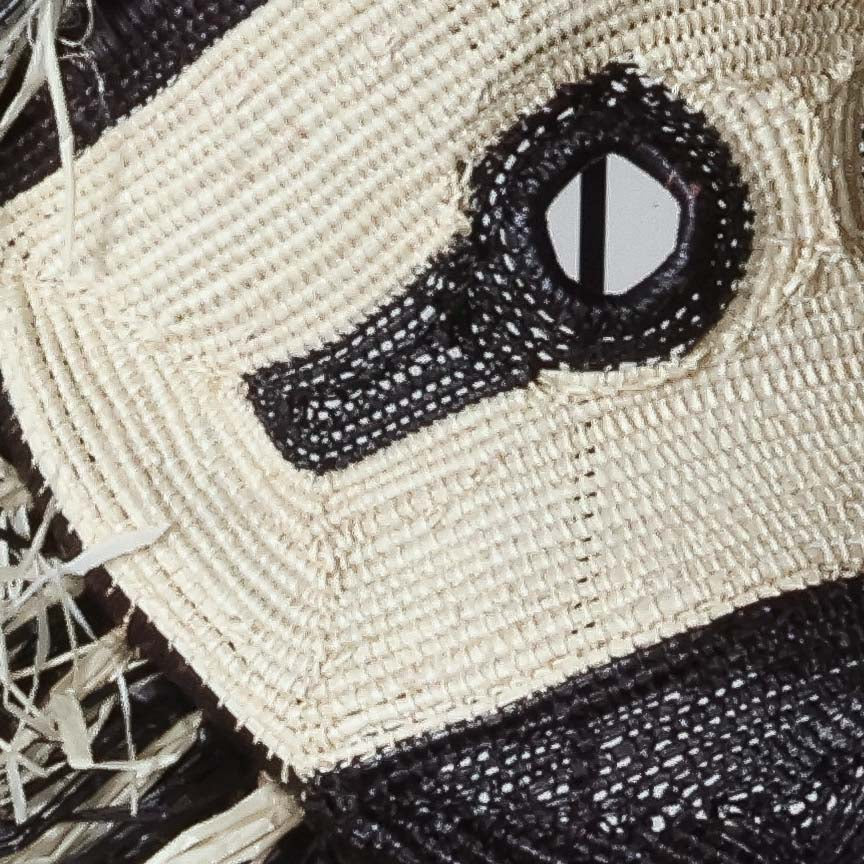 Pinto Howler - Emberá Woven Figure detail