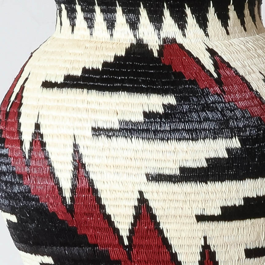 Feather Spire - Panama Wounaan Basket detail