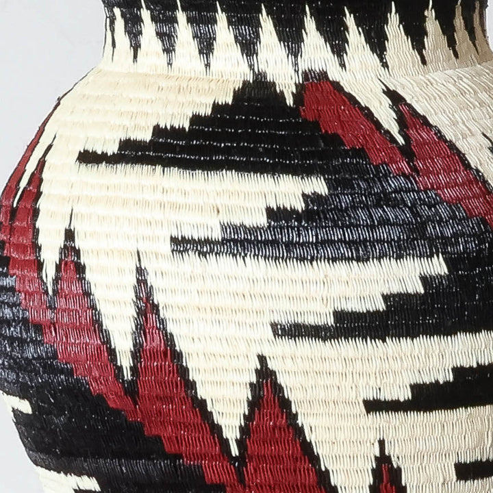 Feather Spire - Panama Wounaan Basket detail