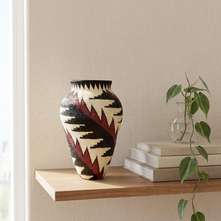 Feather Spire - Panama Wounaan Basket