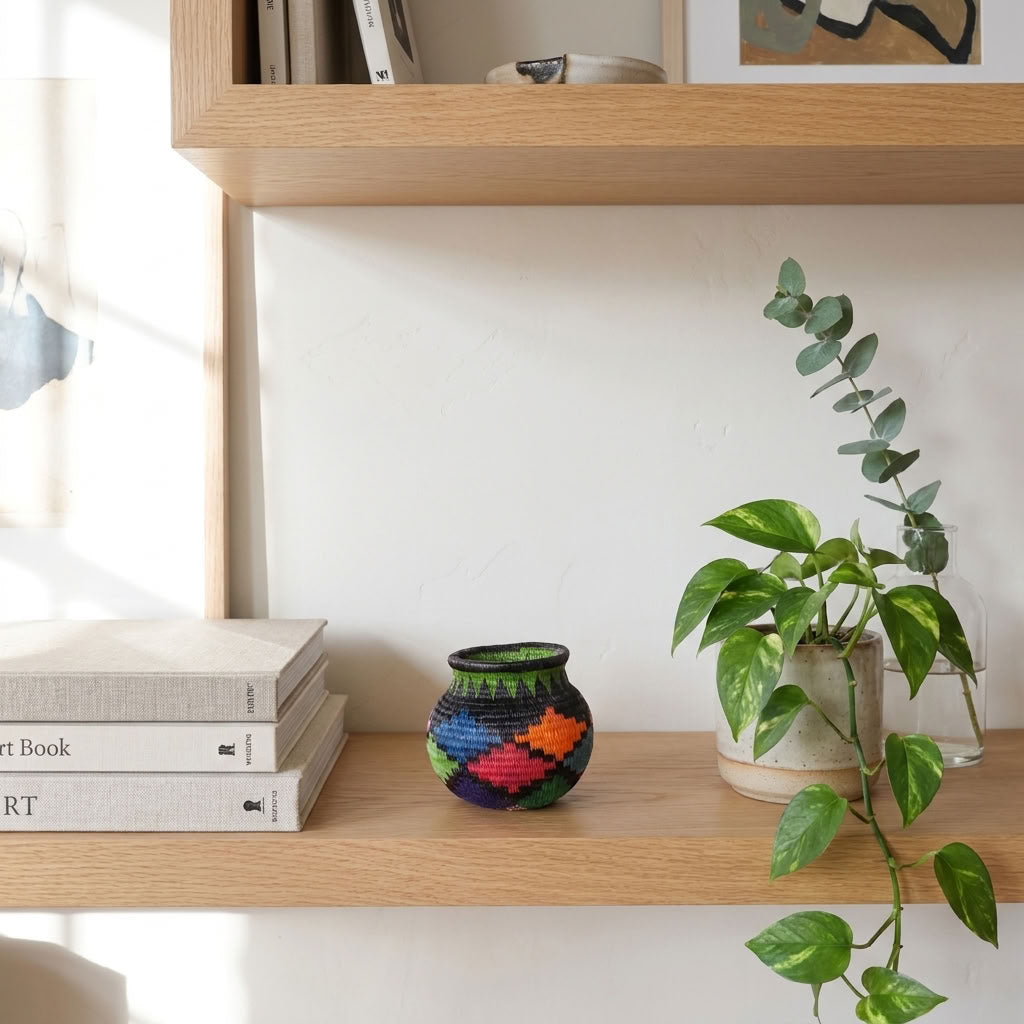 Color Burst - Panama Wounaan Basket