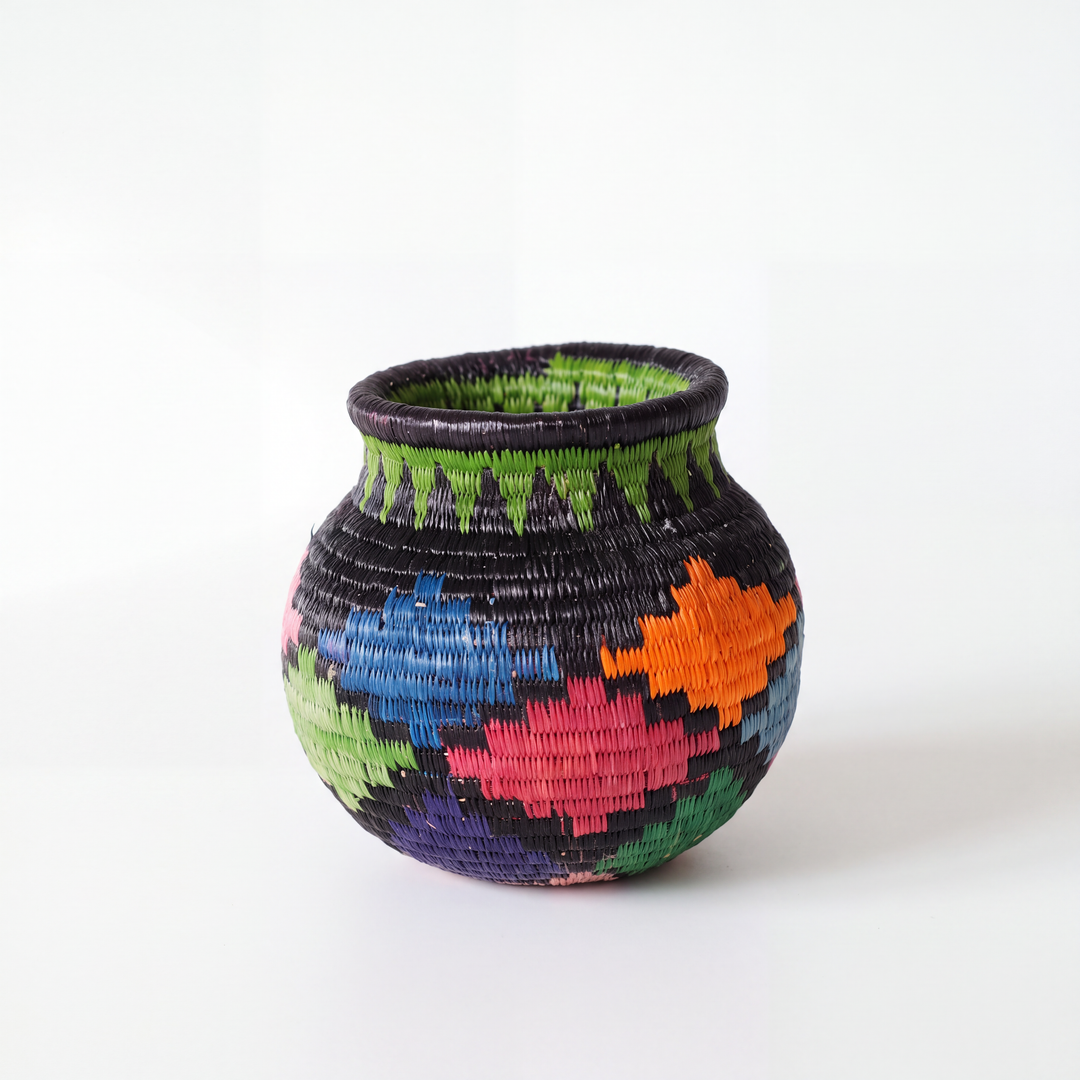 Color Burst - Panama Wounaan Basket
