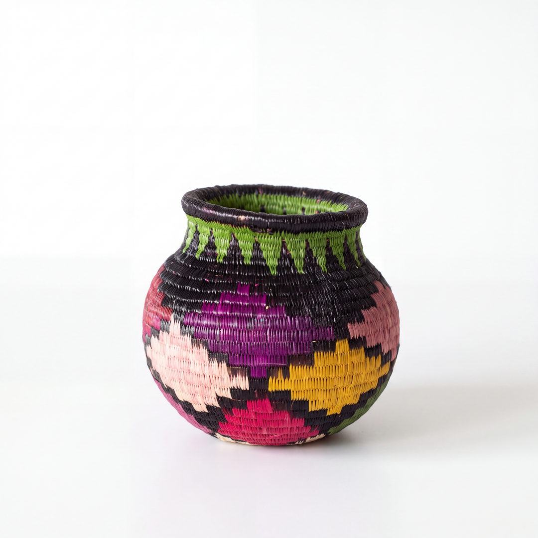 Color Burst - Panama Wounaan Basket