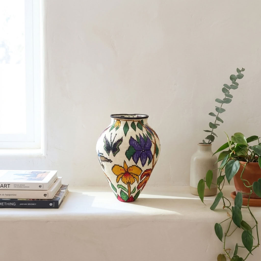 Floral Hummingbird - Panama Wounaan Basket catalog