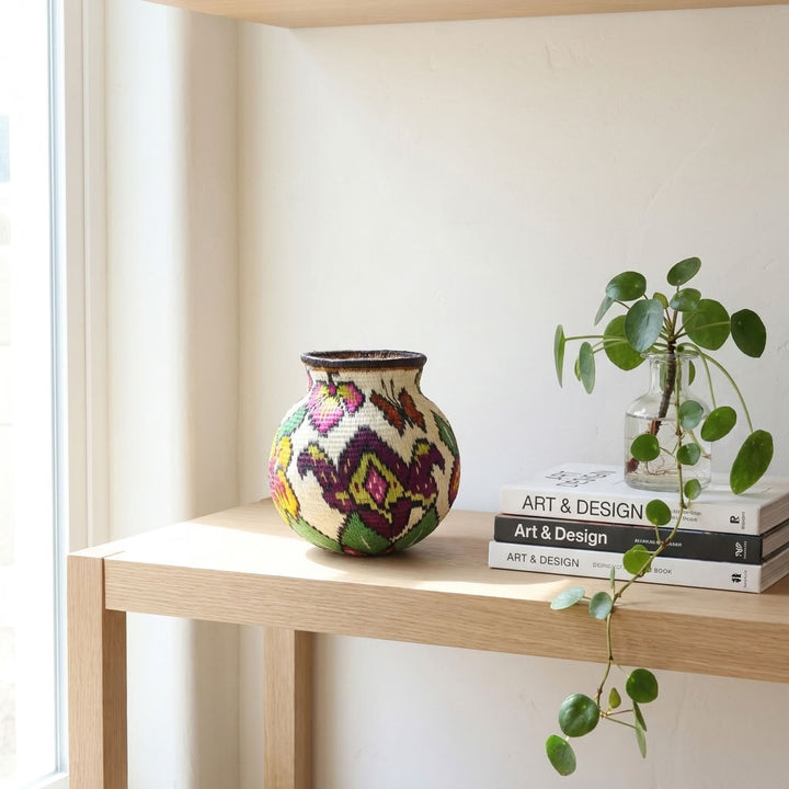 Mini Floral - Panama Wounaan Basket catalog