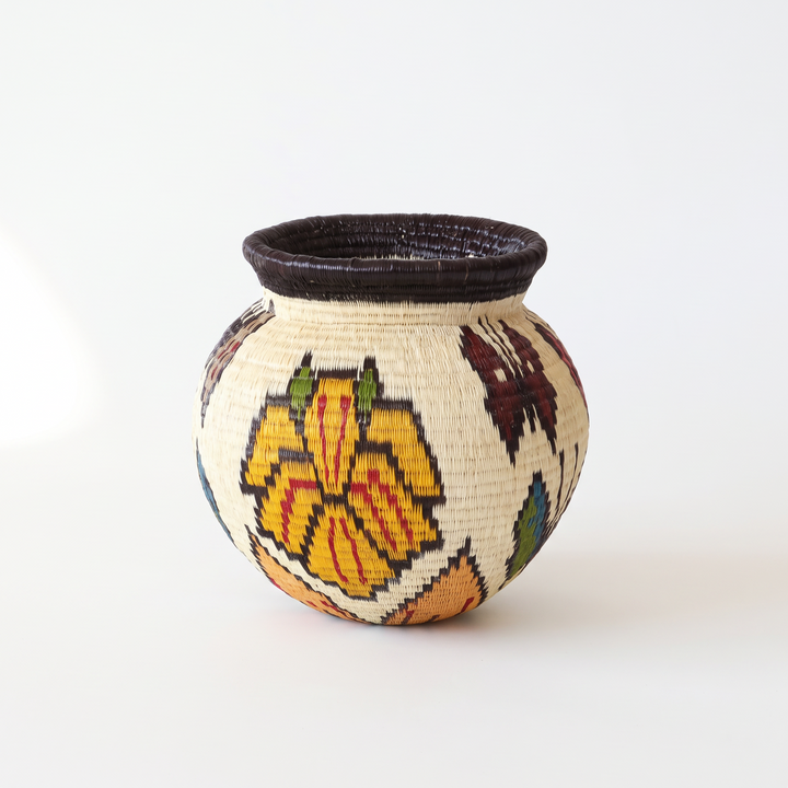 Golden Butterfly Mini - Panama Wounaan Basket