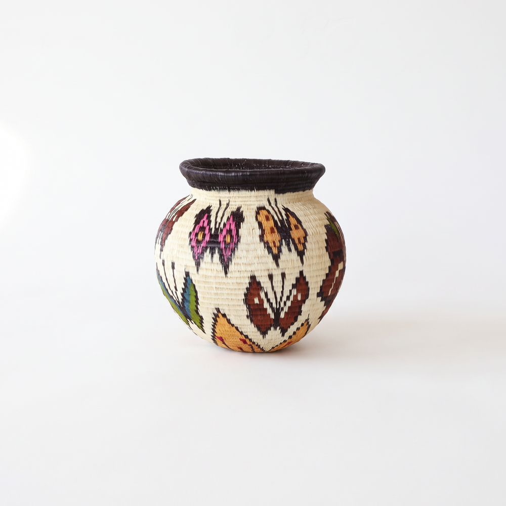 Golden Butterfly Mini - Panama Wounaan Basket