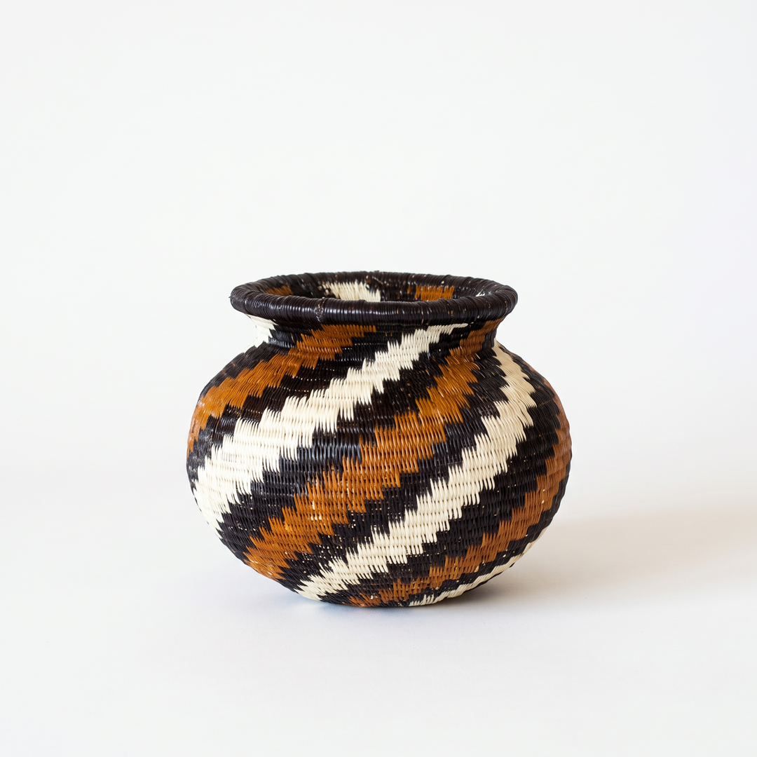 Copper Spiral Mini - Panama Wounaan Basket