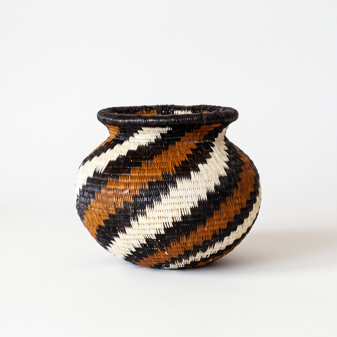 Copper Spiral Mini - Panama Wounaan Basket