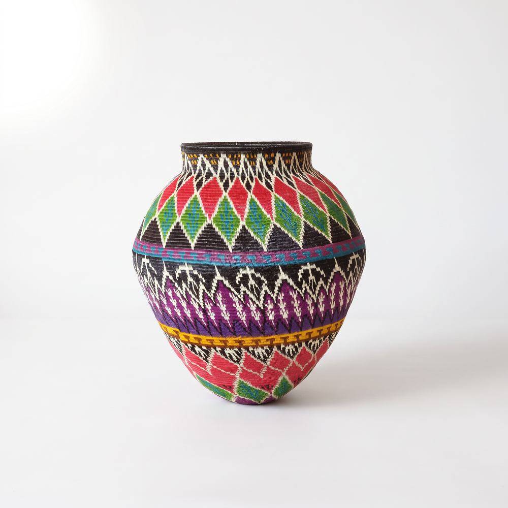 Colourful Cultural - Panama Wounaan Basket